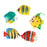 Crofta 5pcs Plastic Artificial Fish Ornament for Aquarium Fish Tank Decoration