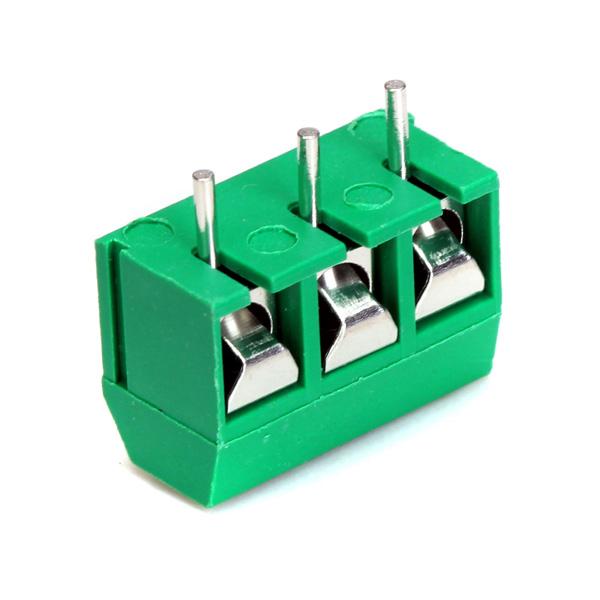 Crofta 10pcs 3 Pins 5.08mm Pitch Screw Terminal Block Connector