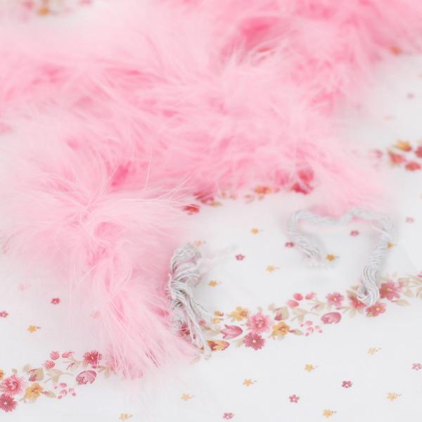 Crofta Womens Prom Dresses Party Dress Trimming Photography Props Kids Costume Hat Charms Lightweight Feathers Pink Pack of 5PCS