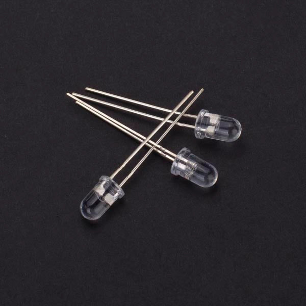 Crofta 10pcs 5mm Round 7 Colors Emitting Diode Bulb LED Light