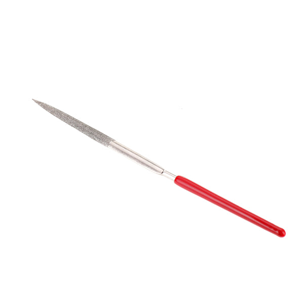 Crofta 180mm Long Half Round Needle File w/ Diamond Coating