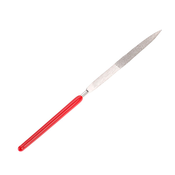 Crofta 180mm Long Half Round Needle File w/ Diamond Coating