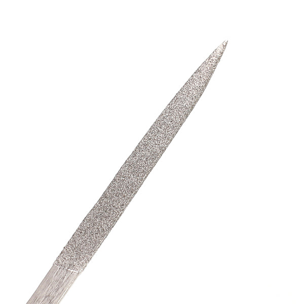 Crofta 180mm Long Half Round Needle File w/ Diamond Coating