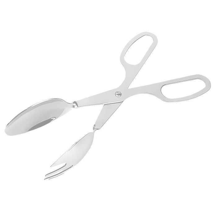 Crofta Stainless Steel Salad Tongs Serving Spoon Fork