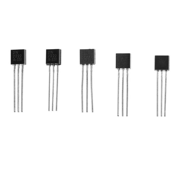 Crofta 100pcs 2N2222 TO-92 NPN 40V 0.8A Transistor