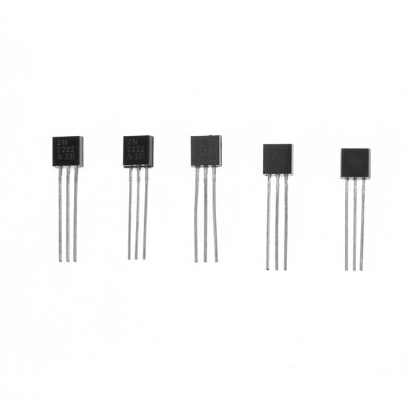 Crofta 100pcs 2N2222 TO-92 NPN 40V 0.8A Transistor