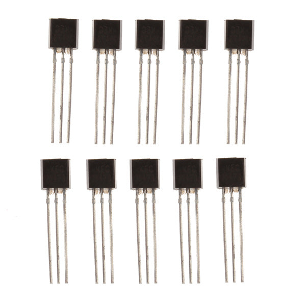 Crofta 100pcs BC547 TO-92 NPN Transistor