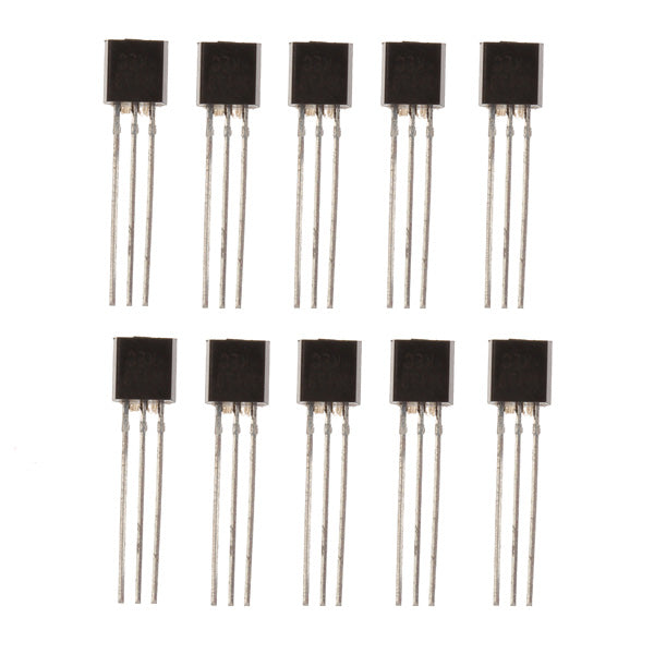 Crofta 100pcs BC547 TO-92 NPN Transistor