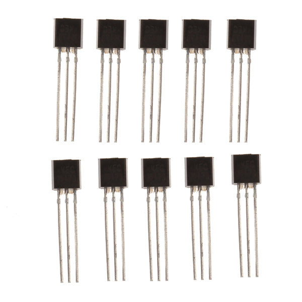 Crofta 100pcs BC547 TO-92 NPN Transistor