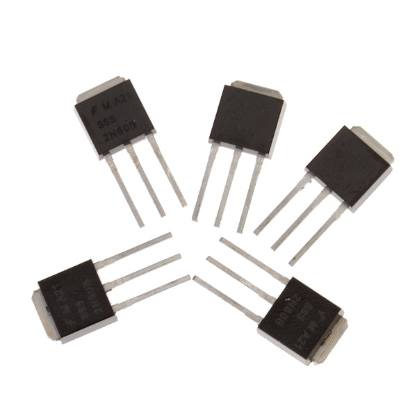 Crofta 10pcs N-Channel Power MOSFET 2N60 Low Gate Charge 2A 600V