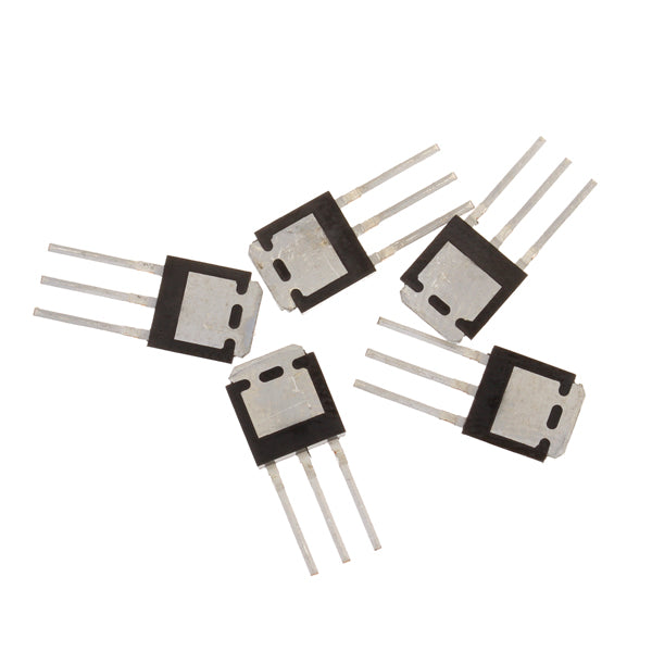 Crofta 10pcs N-Channel Power MOSFET 2N60 Low Gate Charge 2A 600V