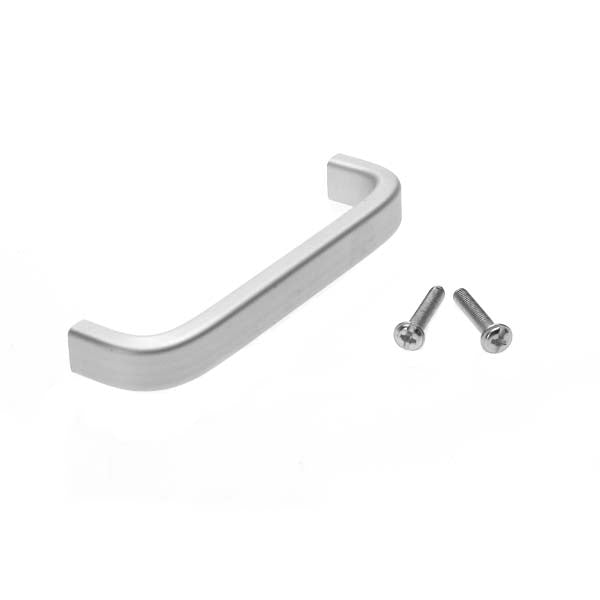 Crofta 10x Door Drawer Pull Knob Cabinet Handle Hardware - Matte Silvery