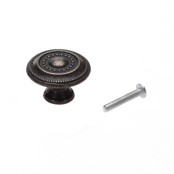 Crofta 10x Round Cabinet Door Drawer Bin Handle Pull Knob Hardware