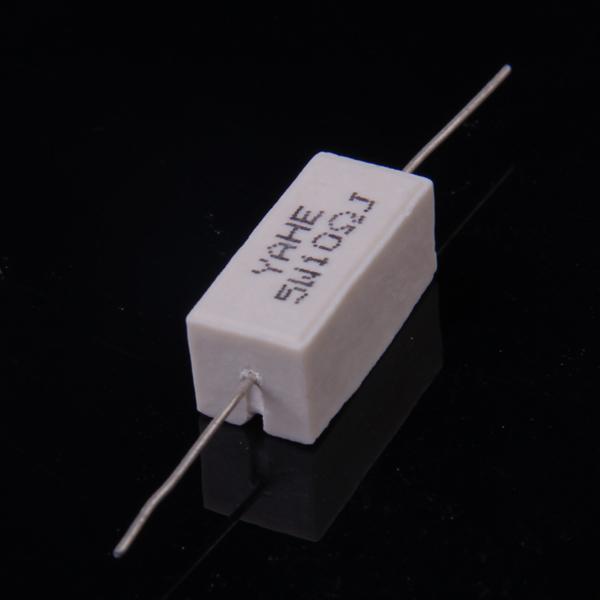 Crofta 10pcs 5W 10 Ohm Ceramic Power Resistors