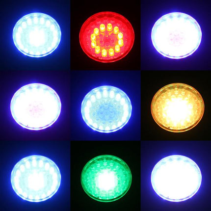 Crofta Waterproof 36 LED 3 Color Submersible Spot Light for Water Garden Pond Fish Tank