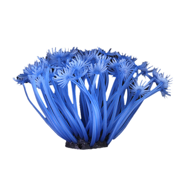 Crofta SH188 Artificial Fake Coral for Fish Tank Decor Blue