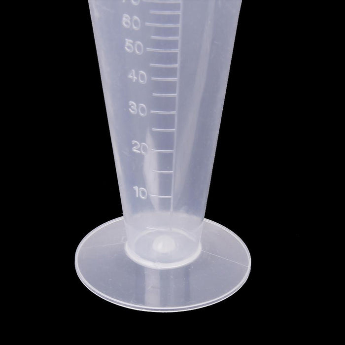 Crofta 100ml Kitchen Laboratory Plastic Measurement Beaker Measuring Cup