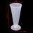 Crofta 100ml Kitchen Laboratory Plastic Measurement Beaker Measuring Cup