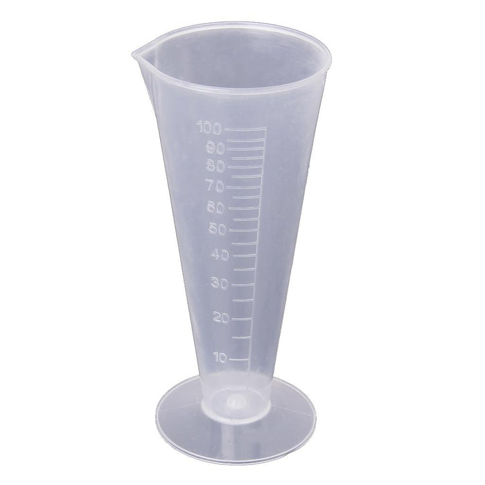 Crofta 100ml Kitchen Laboratory Plastic Measurement Beaker Measuring Cup