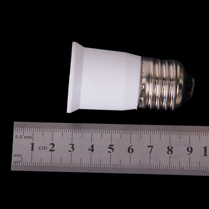 Crofta 10x E27 to E27 Light Bulb Lamp Holder Adapter Extender Base Converter Adapter 6.5cm x 3.5cm