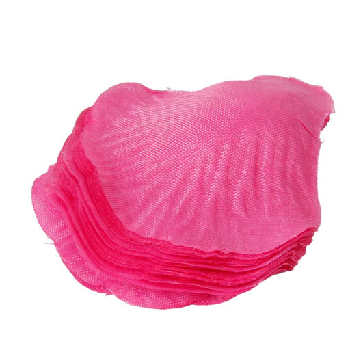 Crofta 100pcs Artificial Silk Rose Petals Wedding Decoration Flowers -Deep pink