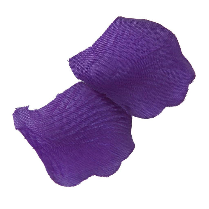 Crofta 100pcs Artificial Silk Rose Petals Wedding Decoration Flowers -Violet