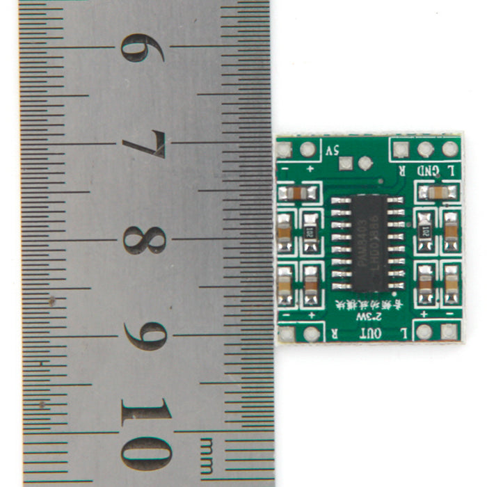 Crofta 2 Channels Stereo Class D 3W -Digital Audio Amplifier Mini Board DC 5V