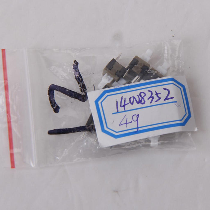 Crofta 10pcs 5.8 * 5.8 6 Pins Self-Locking Switch