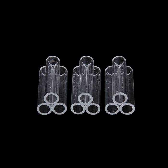 Crofta 1 Piece Acrylic Mini Shrimp Tubes 3-tube Design