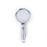 Crofta Plastic 7-Color Flicker LED Shower Head Silver 220mm