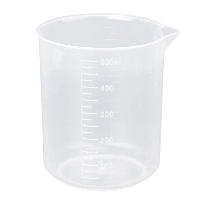 Crofta 100ml + 150ml + 500ml Kitchen Lab Graduated Beaker Cup Measuring Container Test