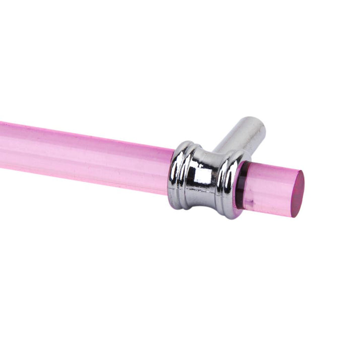 Crofta 1Pcs Pink Acrylic Drawer Pull Knob Cabinet Door Handles