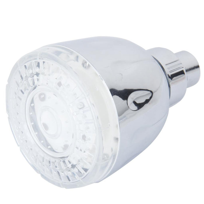 Crofta 360°Rotating Adaptor 7-Color Changing LED Light Shower Head Sprayer