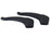 Crofta 1 Pair 2.5mm Sunglasses Eyeglass Silicone Stick On Nose Pad Black + 1 Pair Anti-Slip Holder Ear Hook for Eyeglasses Spectacle Black