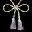 Crofta 1 Pair Tassel Rope Curtain Tiebacks Tie Backs Living Bed Room Grey + Golden