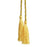 Crofta 1 Pair Tassel Rope Curtain Tiebacks Tie Backs Living Bed Room Yellow + Golden