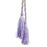 Crofta 1 Pair Tassel Rope Curtain Tiebacks Tie Backs Living Bed Room Light Purple + Golden