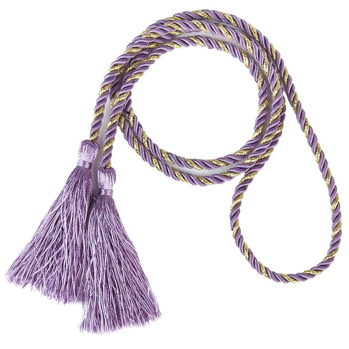 Crofta 1 Pair Tassel Rope Curtain Tiebacks Tie Backs Living Bed Room Purple + Golden