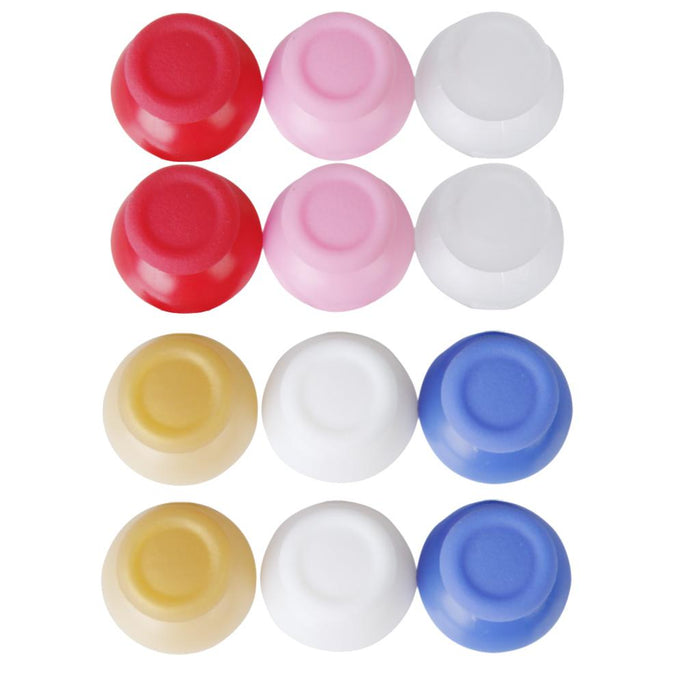 Crofta 1 Pair of Joystick Thumbstick Thumb Stick for Sony PlayStation 4 PS4 Clear