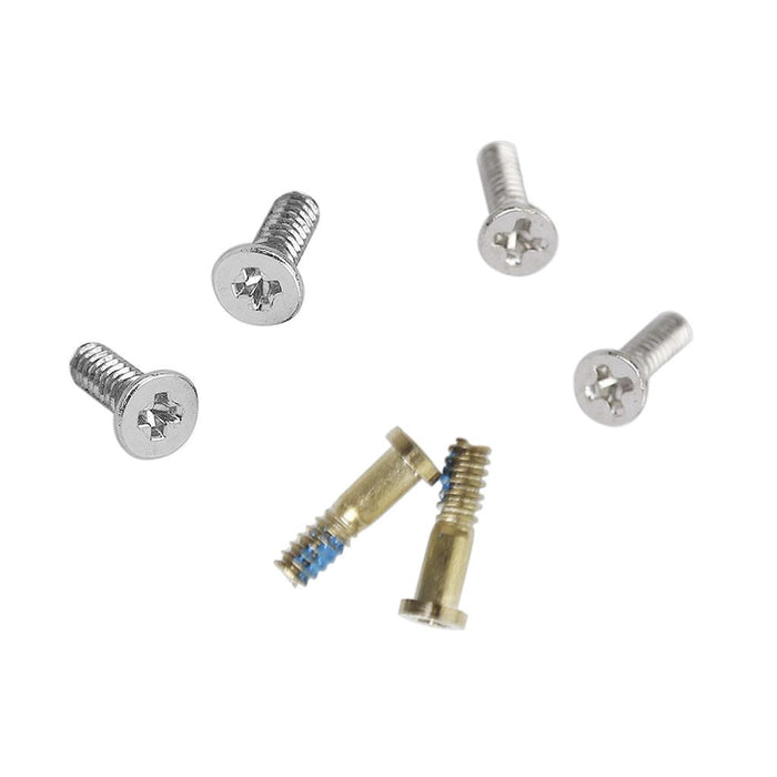 Crofta Full Screws Set with 2 Golden Bottom Star Screws Replacement for iPhone 5S Phone Repairs