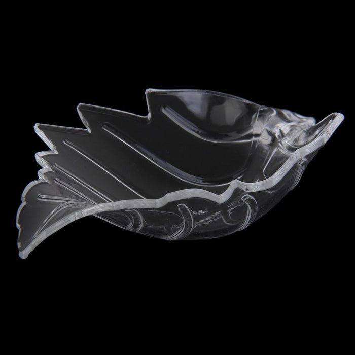 Crofta Leaf Shape Shrimp Feeding Food Bowl Basin Tray Container for Aquarium Fish Tank Size L