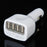 USB 4-Port Car Charger Adapter White