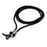 Crofta 12pcs Black Nylon Eyeglass Holder Sunglass Eyewear Cord Neck String