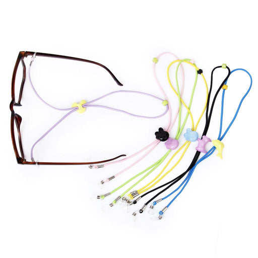 Crofta 12pcs Random Colorful Children Eyewear Cord Kids Glasses Neck Strap