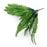 Crofta 1 Bunch Artificial Green Boston Fern Plastic Grass Leaves for Home Decor