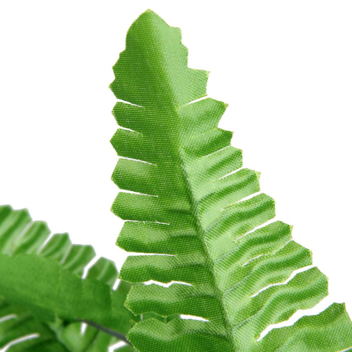 Crofta 1x Green Imitation Fern Plastic Artificial Grass Leaves Plant for Home Wedding Arrangement Decor