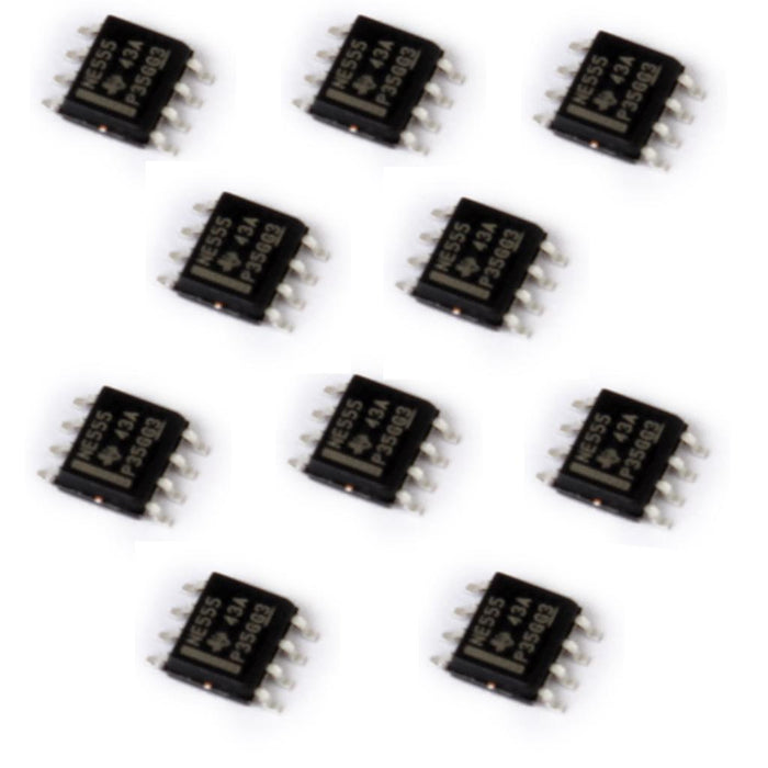 Crofta 10pcs SMD NE555 555 Timer IC Module SOP8 Integrated Circuit Chips