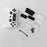 Crofta Full Housing Shell Case Button Replacement Part for Sony PS4 White