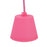 Vintage E27 Home Ceiling Pendant Lamp Light Bulb Holder with Silicone Lampshade-Pink