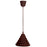 Vintage E27 Home Ceiling Pendant Lamp Light Bulb Holder with Silicone Lampshade-Coffee